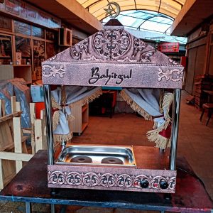 davlumbazlı kumda kahve ocağı 80 cm bakır